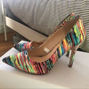 Prabal Gurung Rainbow Heels